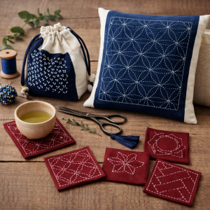 Créations sashiko artisanales