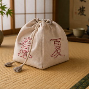 komebukuro broderie sashiko 4 saisons sac japonais artisanal